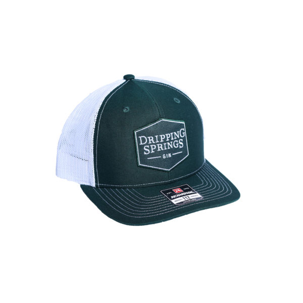 Drippings Springs gin trucker hat